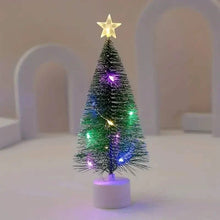 Load image into Gallery viewer, Mini Lighted Colorful Christmas Tree with LED Night Light Acrylic Artificial
