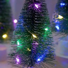 Load image into Gallery viewer, Mini Lighted Colorful Christmas Tree with LED Night Light Acrylic Artificial
