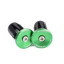 Load image into Gallery viewer, Mini Lightweight Lock Mountain Bicycle Grip Handlebar End Cap Handle Bar Grips End Plugs Mountain Bike Road Bicycle One Pair Bike Handlebar End Plugs Aluminum Alloy Expansion Handlebar Grips Cap
