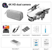 Load image into Gallery viewer, Mini RC Drone 4k HD Wide Angle Camera WIFI FPV Drone Dual Camera Quadcopter
