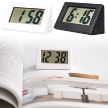 Load image into Gallery viewer, Mini Small Car Desk Digital Clock Watch Car Dashboard Digital Clock Vehicle Adhesive Clock with Jumbo LCD Time &amp; Day Display Mini Automotive Stick On Watch for Car T Gauges Mini Digital LCD Screen Travel Electronic Clock For Home Office Desktop Clocks
