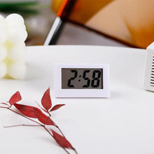 Load image into Gallery viewer, Mini Small Car Desk Digital Clock Watch Car Dashboard Digital Clock Vehicle Adhesive Clock with Jumbo LCD Time &amp; Day Display Mini Automotive Stick On Watch for Car T Gauges Mini Digital LCD Screen Travel Electronic Clock For Home Office Desktop Clocks
