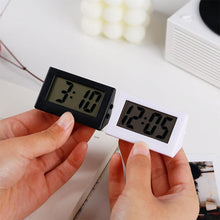 Load image into Gallery viewer, Mini Small Car Desk Digital Clock Watch Car Dashboard Digital Clock Vehicle Adhesive Clock with Jumbo LCD Time &amp; Day Display Mini Automotive Stick On Watch for Car T Gauges Mini Digital LCD Screen Travel Electronic Clock For Home Office Desktop Clocks
