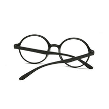 Load image into Gallery viewer, Mini Small Comfortable Round Reading Glasses Female Male Black Red Bendable Retro Ultra Light Hyperopia Frame +1.0 to +4.0
