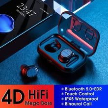 Load image into Gallery viewer, Mini True Wireless Earbuds TWS Touch Control Bluetooth 5.0 Headphone
