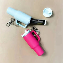 Load image into Gallery viewer, Mini Water Bottle Keychain - Street Style, Plastic Material
