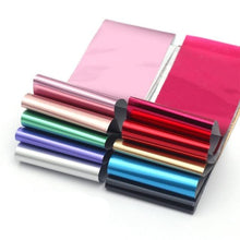 Load image into Gallery viewer, Mix Nail Art Transfer Foil Sticker Angles Decoration Nail Art Decals Design For Nails Wraps Follie Nail Foil Transfer Sticker Kit, Nail Art Decals Nail Foil Glass Paper Nail Decals Nail Wraps for Nail Art Decorations Supplies
