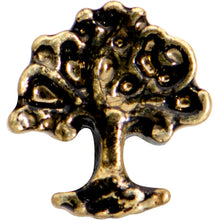 Load image into Gallery viewer, 16G 1/4 Gold Tone Ancient Tree of Life Tragus Cartilage Earring
