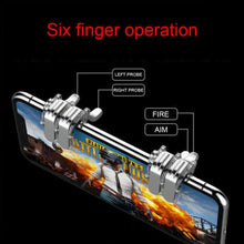 Load image into Gallery viewer, Mobile Trigger Gamepad Controller Sensitive Touch Fire Button Shooter Grip Trigger Aim Key Joystick for IOS Android
