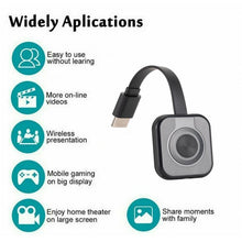 Load image into Gallery viewer, Mobile WiFi HD Projector Wifi HD Compatible Projector Wireless Mirroring Screen Display Adapter HD 1080P HDMI For TV Phone Laptop
