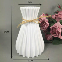 Load image into Gallery viewer, Modern Artifical Floral Plastic Vase Imitation Ceramic Flower Pot For Home Decor Living Room Centerpieces And Events Ornamnet
