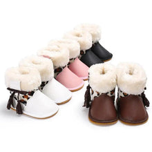Load image into Gallery viewer, Modern Baby Leopard Print Rubber Sole Non-slip Baby Shoes Fashion Shoes Boots for Girls And Kids
