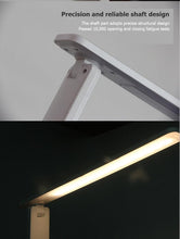 Load image into Gallery viewer, Modern Business Led Office Desk Lamp Touch Dimmable Foldable With Calendar Temperature Alarm Clock table Reading Light Decorative Table Lamp Cute Study Lamps for Bedroom Décor
