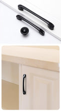 Load image into Gallery viewer, Modern Cabinet Handles Solid Aluminum Alloy Door Knobs And Handles Kitchen Cupboard Pulls Drawer Knobs Furniture Handle Hardware Black Cabinet Cupboard Drawer Door Handle Drawer Dresser Pulls for Furniture Kitchen Cabinet Cupboard Hardware
