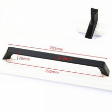 Load image into Gallery viewer, Modern Cabinet Handles Solid Aluminum Alloy Door Knobs And Handles Kitchen Cupboard Pulls Drawer Knobs Furniture Handle Hardware Black Cabinet Cupboard Drawer Door Handle Drawer Dresser Pulls for Furniture Kitchen Cabinet Cupboard Hardware
