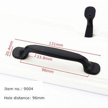 Load image into Gallery viewer, Modern Cabinet Handles Solid Aluminum Alloy Door Knobs And Handles Kitchen Cupboard Pulls Drawer Knobs Furniture Handle Hardware Black Cabinet Cupboard Drawer Door Handle Drawer Dresser Pulls for Furniture Kitchen Cabinet Cupboard Hardware
