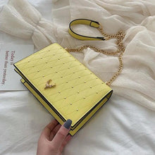 Load image into Gallery viewer, Modern Elegant Luxury Sterling Pu Leather Crossbody Bags For Women And Girls Designer Chains Shoulder Messenger Bag For Female
