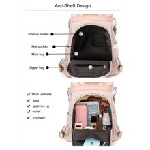 Load image into Gallery viewer, Modern Elegant  Waterproof Women's Backpack Fashionable Anti-theft Women Backpacks Nice Print School Bag High Quality Large Capacity Backpack
