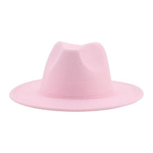 Load image into Gallery viewer, Modern Hats For Women Fedoras Winter Women Hats Simple Classic Hat Wedding Lady Retro Wide Brim Floppy Hat Men Fedora Hat Fashionable Classic Wide Brim Hat For Summer Dress Hats
