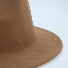 Load image into Gallery viewer, Modern Hats For Women Fedoras Winter Women Hats Simple Classic Hat Wedding Lady Retro Wide Brim Floppy Hat Men Fedora Hat Fashionable Classic Wide Brim Hat For Summer Dress Hats
