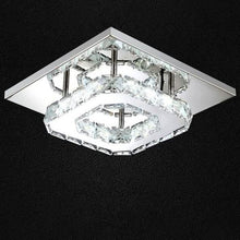 Load image into Gallery viewer, Modern LED Crystal Ceiling Lamp
