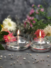 Load image into Gallery viewer, Modern Oil Glass Lamp Small Winter Garden Home Decor Fantastic Birthday Party Inspiration Firefly Refillable Liquid Bliss Round Glass Oil Candle
