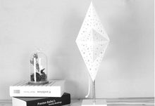 Load image into Gallery viewer, Modern Retro Led Table Lamp Desk Light Paper Star Wood Lamp Nordic Design Minimalist Bedside Living Room Bedroom Decor  Cute Study Lamps for Bedroom Décor
