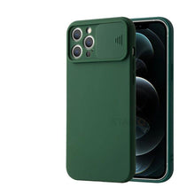 Load image into Gallery viewer, Modern Slide Camera Protector Phone Case On For Iphone 13 Pro 11 12 13pro Max Mini Iphone13 12pro Silicone Silicone Shockproof Phone Case Drop Protection  Back Cover For Smartphone
