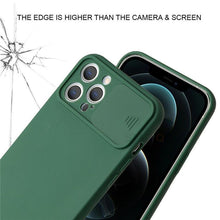 Load image into Gallery viewer, Modern Slide Camera Protector Phone Case On For Iphone 13 Pro 11 12 13pro Max Mini Iphone13 12pro Silicone Silicone Shockproof Phone Case Drop Protection  Back Cover For Smartphone
