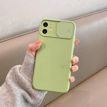 Load image into Gallery viewer, Modern Slide Camera Protector Phone Case On For Iphone 13 Pro 11 12 13pro Max Mini Iphone13 12pro Silicone Silicone Shockproof Phone Case Drop Protection  Back Cover For Smartphone
