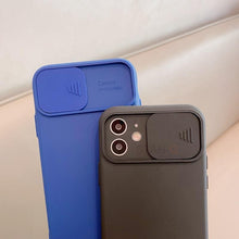 Load image into Gallery viewer, Modern Slide Camera Protector Phone Case On For Iphone 13 Pro 11 12 13pro Max Mini Iphone13 12pro Silicone Silicone Shockproof Phone Case Drop Protection  Back Cover For Smartphone
