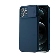 Load image into Gallery viewer, Modern Slide Camera Protector Phone Case On For Iphone 13 Pro 11 12 13pro Max Mini Iphone13 12pro Silicone Silicone Shockproof Phone Case Drop Protection  Back Cover For Smartphone
