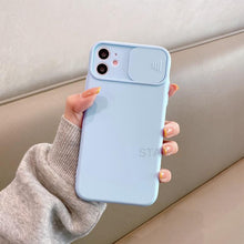 Load image into Gallery viewer, Modern Slide Camera Protector Phone Case On For Iphone 13 Pro 11 12 13pro Max Mini Iphone13 12pro Silicone Silicone Shockproof Phone Case Drop Protection  Back Cover For Smartphone
