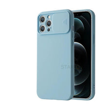 Load image into Gallery viewer, Modern Slide Camera Protector Phone Case On For Iphone 13 Pro 11 12 13pro Max Mini Iphone13 12pro Silicone Silicone Shockproof Phone Case Drop Protection  Back Cover For Smartphone
