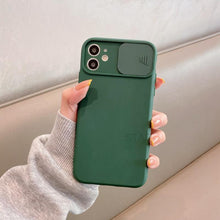 Load image into Gallery viewer, Modern Slide Camera Protector Phone Case On For Iphone 13 Pro 11 12 13pro Max Mini Iphone13 12pro Silicone Silicone Shockproof Phone Case Drop Protection  Back Cover For Smartphone
