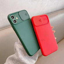 Load image into Gallery viewer, Modern Slide Camera Protector Phone Case On For Iphone 13 Pro 11 12 13pro Max Mini Iphone13 12pro Silicone Silicone Shockproof Phone Case Drop Protection  Back Cover For Smartphone
