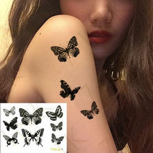 Load image into Gallery viewer, Modern Small Tattoo Sun Moon Heart Waterproof Temporary Tattoos High Quality Design For Womens
