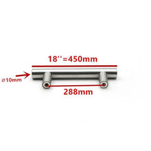 Load image into Gallery viewer, Modern  Stainless Steel Kitchen Door Cabinet Bar Handle Pull Knob Cabinet Knobs Furniture Handle Cupboard Drawer Handle Stainless Steel Hollow Tube Bar Drawer Pulls Cupboard Knob For Kitchen Furniture Hardware
