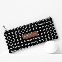 Load image into Gallery viewer, Modern Student Pencil Case Minimalist Simple Pen Bags Durable Zipper Pencil Cases For Office
