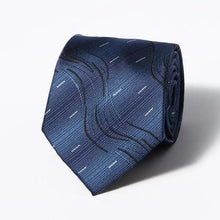 Load image into Gallery viewer, Modern Style Black Brown Wedding Neck Ties For Men Stylish Stripe Design Wedding And Casual Suit Neckties For Men
