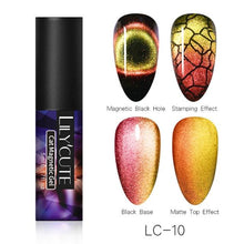 Load image into Gallery viewer, Modern Styllish Elegant 9D Cat Magnetic Nail Gel Polish UV LED  Permanent Elegant Colorful Charming Effect For Womens
