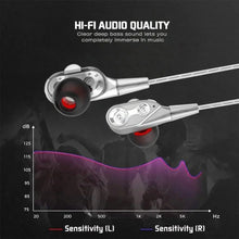 Load image into Gallery viewer, Modern Unisex Wired Headphones Professional Sound Isolating Earphones 3.5mm Universal  Wired Earphone Newest Stereo Headset
