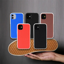 Load image into Gallery viewer, Modern Waffle Sport Shoe Sole Texture Silicone Case for iPhone 12 13 Pro Max XS XR X iPhone Mini Cover  Silicone Impact Resistant Protective Case Soft Silicone Art Phone Case
