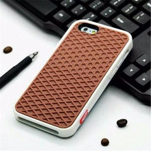 Load image into Gallery viewer, Modern Waffle Sport Shoe Sole Texture Silicone Case for iPhone 12 13 Pro Max XS XR X iPhone Mini Cover  Silicone Impact Resistant Protective Case Soft Silicone Art Phone Case
