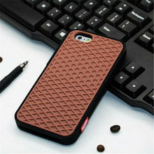 Load image into Gallery viewer, Modern Waffle Sport Shoe Sole Texture Silicone Case for iPhone 12 13 Pro Max XS XR X iPhone Mini Cover  Silicone Impact Resistant Protective Case Soft Silicone Art Phone Case
