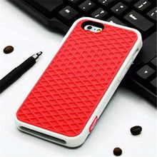 Load image into Gallery viewer, Modern Waffle Sport Shoe Sole Texture Silicone Case for iPhone 12 13 Pro Max XS XR X iPhone Mini Cover  Silicone Impact Resistant Protective Case Soft Silicone Art Phone Case
