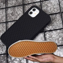 Load image into Gallery viewer, Modern Waffle Sport Shoe Sole Texture Silicone Case for iPhone 12 13 Pro Max XS XR X iPhone Mini Cover  Silicone Impact Resistant Protective Case Soft Silicone Art Phone Case
