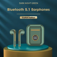 Load image into Gallery viewer, Modern White Wireless Bluetooth Headphones Waterproof HIFI-Sound Music Earphones For Outdoor Sport Workout Headset Sports Headphones Wireless Wearable Music Player Built-in Sweatproof Headphones With Charging Case Bluetooth 5.0
