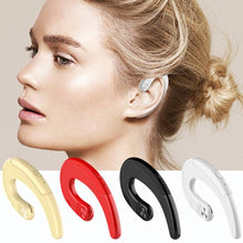 Load image into Gallery viewer, Modern Wireless Bluetooth Headphone Single Earphone Earbuds Exquisite Headset Wireless  Bone Conduction Earphones Business Earbuds Bluetooth 4.1 Headphones Over Ear Hooks Handsfree Bone Conduction Earphones Headphones With Microphone
