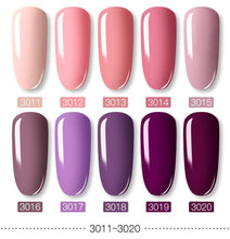 Load image into Gallery viewer, Modern Womens Glossy Colorful 8ml Nail Gel Polish Permanent UV LED  High Quality Crystal Effect Design
